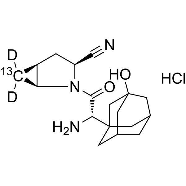 Saxagliptin-13C,d2-1 hydrochloride 2699827-95-5